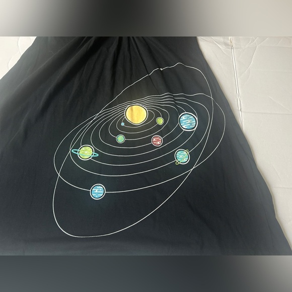 SVAHA Solar System Dress Black Planets SZ 12 - Picture 4 of 6